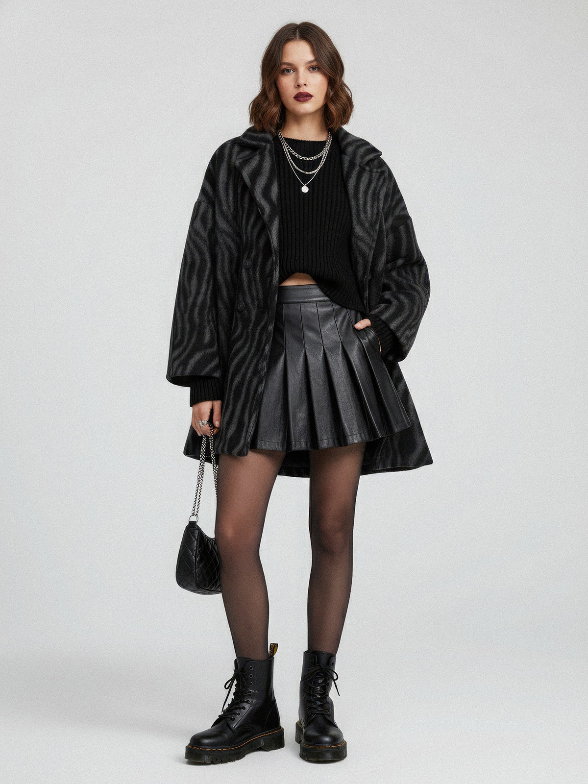 Women's coat with wool