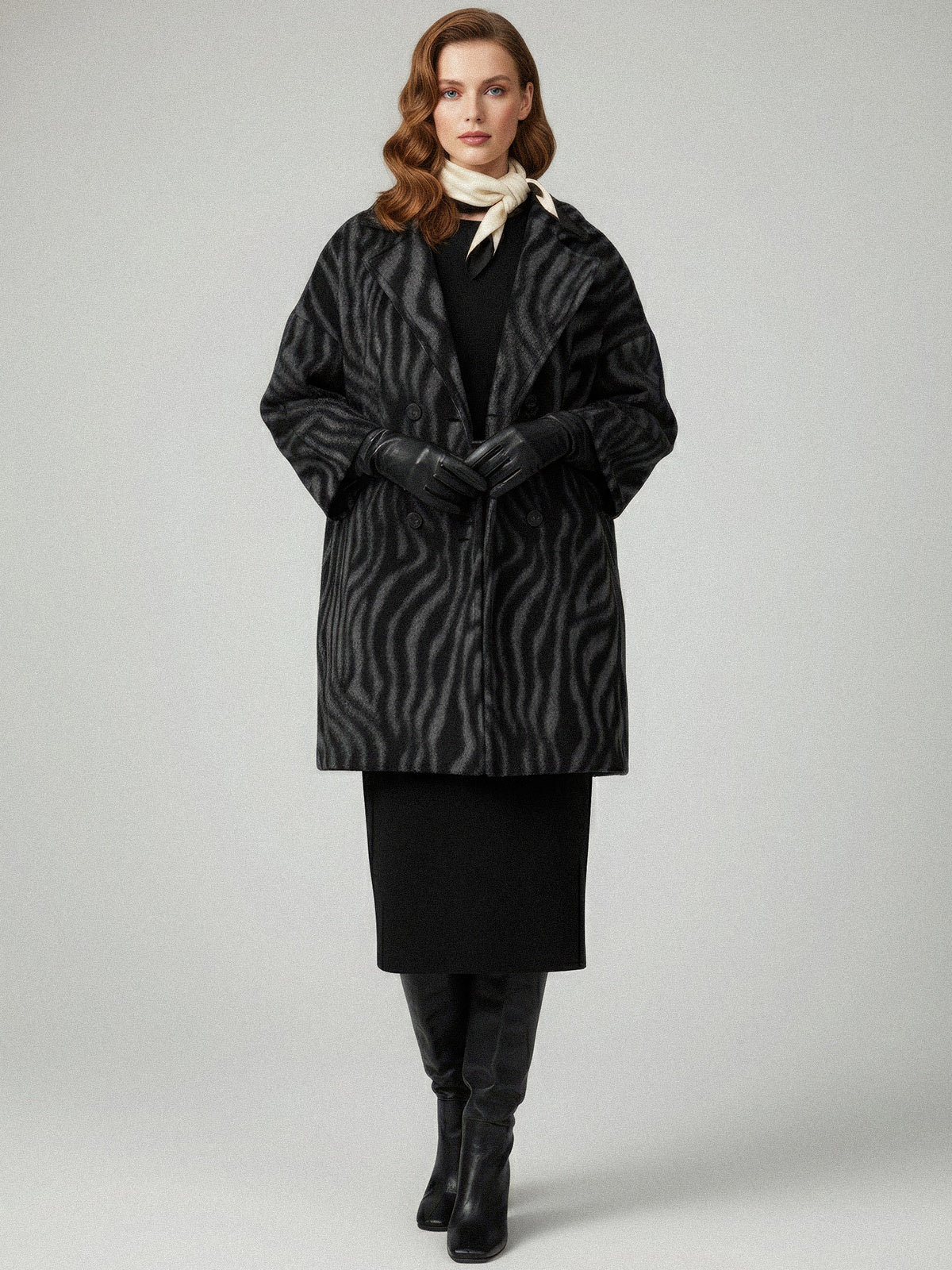 Women's coat with wool